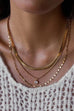18K STAINLESS STEEL TARNISH FREE LAYERED NECKLACE | 40NK9636