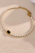 18K STAINLESS STEEL TARNISH FREE GEMSTONE BRACELET | 40B5212