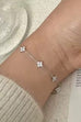 18K STAINLESS STEEL TARNISH FREE FLOWER  BRACELET | 40B5213