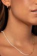 18K STAINLESS STEEL TARNISH FREE TENNIS NECKLACE | 40NK9641