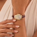 Leopard Print Asymmetrical Analog Wrist watch | 40WTH100