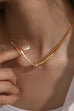 18K STAINLESS STEEL TARNISH FREE LAYERED NECKLACE | 40NK9645