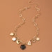 CHARM NECKLACE-HEARTS FLOWER  RHINESTONE | 80N92650
