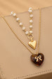 MULTI LAYER DOUBLE HEART CHARM NECKLACE | 80N92656
