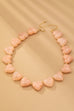 LARGE HEART SHAPE BEADED NECKLACE | 80N92654
