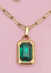 18K STAINLESS STEEL TARNISH FREE SQUARE NECKLACE | 40NK9653
