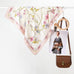 Vintage Floral Print Bandana Scarf | 40SC703