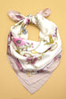 Vintage Floral Print Bandana Scarf | 40SC703