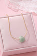 NATURAL STONE SEMI PRECIOUS HEART NECKLACE | 80N92675