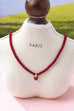NATURAL SEMI PRECIOUS STONE BEADED CHARM NECKLACE | 80N92658