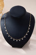 CRYSTAL BEADED STATION NECKLACE | 80N92673
