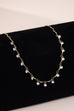CRYSTAL BEADED STATION NECKLACE | 80N92673
