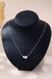Teardrop Rectangle Crystal Pendant Necklace | 80N92666