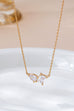 Teardrop Rectangle Crystal Pendant Necklace | 80N92666