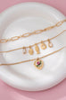 Porcelain Heart Multi Charm Pendant Necklace | 80N92663