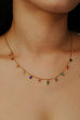 Rainbow Stone Dangle Necklace | 40NK9657