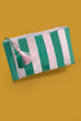 TRAVEL STRIPE COSMETIC MAKEUP POUCH BAG | 40P594