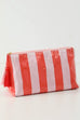 TRAVEL STRIPE COSMETIC MAKEUP POUCH BAG | 40P594