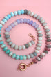 Natural Stone Semi-Precious Glass Mixed Necklace | 40NK9659
