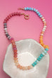 Natural Stone Semi-Precious Glass Mixed Necklace | 40NK9659