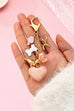 BAG CHARM-HEART DOG BONE BAG CHARM KEY CHAIN | 80K095