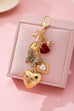 BAG CHARM-HEART BOW BUTTERFLY CHARM KEY CHAIN | 80K093