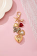 BAG CHARM-HEART BOW BUTTERFLY CHARM KEY CHAIN | 80K093