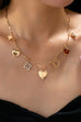 CHARM NECKLACE-HEARTS CLOVER STONE | 80N92688