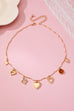 CHARM NECKLACE-HEARTS CLOVER STONE | 80N92688