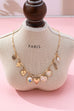 CHARM NECKLACE-HEARTS PORCELAIN FISH RHINESTONE | 80N92690