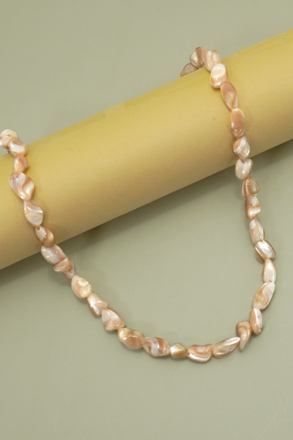 Iridescent Mother-of-Pearl Shell Nugget Necklaces | 40NK9664