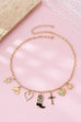 Western Charm Necklace - Boot cross heart | 80N92712