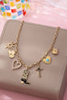 Western Charm Necklace - Boot cross heart | 80N92712