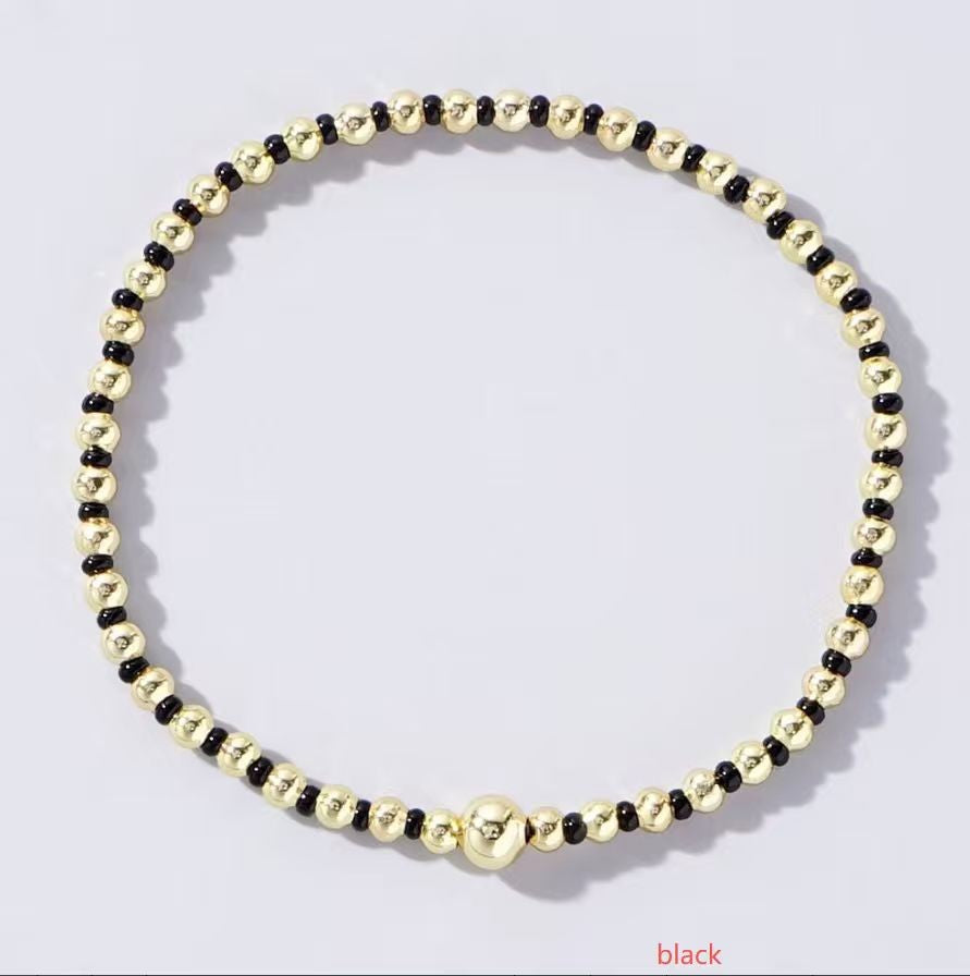 BOHO COLORFUL BALL BEADED BRACELET | 40B5223