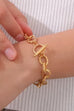 18K STAINLESS STEEL TARNISH FREE CHAIN BRACELET | 40B5227