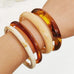 Marbled Resin Bangle Set | 40B5231