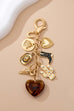 WESTERN HEART CROSS HAT BOOT HEART BAG CHARM | 80K096