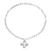 NOTABLE HAMMERED CROSS FRONT TOGGLE NECKLACE | 40NK9666