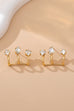 Gold-Tone Double Crystal Ear Jacket Earrings | 80E61706