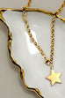 18K STAINLESS STEEL TARNISH FREE STAR NECKLACE | 40NK9667