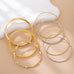 Gold and Acrylic Multi Bangle Set Bracelet | 80B1590