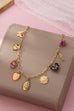 Heart Cloisonne Multi Charm Necklace | 80N92777