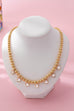 Oval Stone Beaded Ball Chain necklace | 80N92776