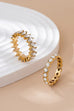 Gold-Tone Crystal Stretch Ring Duo | 80R175