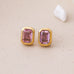 18K STAINLESS STEEL TARNISH FREE CRYSTAL EARRINGS | 40E472