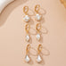 Clear Crystal Drop Huggie Earring Set | 80E61885