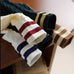 WOMAN BREATHABLE WAFFLE STRIPE COTTON SOCKS | 40S02082