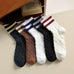 WOMAN BREATHABLE WAFFLE STRIPE COTTON SOCKS | 40S02082