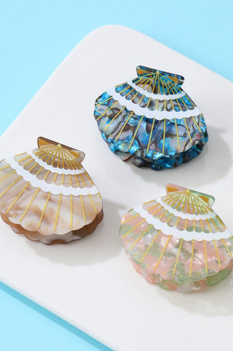 Marbled Seashell Hair Claw Clip | 40H1047