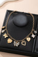 Charm Necklace-Hearts & Checker Butterflies | 80N92815